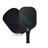 2 rackets, 4 balls, Pidike racket set (green), fiberglass graphite Pidike racket set, ball equipment including balls, bags, accessories, rackets, suitable for beginners and professionals