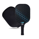 2 rackets, 4 balls, Pidike racket set (blue), fiberglass graphite Pidike racket set, ball equipment including balls, bags, accessories, rackets, suitable for beginners and professionals