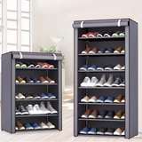 Multi-functional 10-layer shoe rack (can be freely disassembled into any number of layers) - Easy to assemble, portable for storage, suitable for 15 to 27 pairs of sports shoes, high heels and boots, it is an ideal choice for home use - Front View