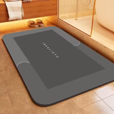1 piece of super absorbent bathroom mat (50cm * 80cm) - Quick-drying anti-slip floor mat, soft and comfortable bathroom carpet, suitable for bathrooms, shower rooms, laundry rooms, bedrooms, living rooms, door mats, kitchen mats
