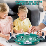 Children's interactive tabletop football game, 5 balls, educational sports tabletop toy, plastic frame, suitable for Valentine's Day, Easter and birthday gifts - Extra Image