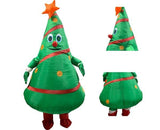 Inflatable Christmas Tree Costume Christmas Costume Polyester Christmas Costume - Green - Size 01