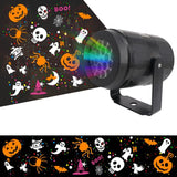 LED Christmas Projection Light Christmas Decorations Winter Wonderland Decor - Black - Size Christmas - Front View