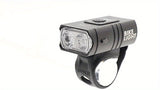 1 pack of bicycle lights | front and rear lights, 4 modes, USB charging, super bright LED night riding lights, handlebar mount, not waterproof, suitable for road/mountain bikes - Low Angle