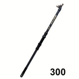 Ultra-hard carbon fiber fishing rod 3m, with anti-slip handle and metal ground inserts - suitable for sea rock fishing, surfing casting and long-range casting - Rear View