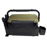 Double-layer multi-function outdoor storage fishing box, can be used as a stool, convenient storage of various fishing lines, bait, live fish. - Extra Image