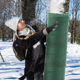 2Pack 15m Tree Wrap Cold Proof Cloth Thick Garden Greening Warm Wrap Sun Protection and Frost Resistance for Winter Plants, 0.12-15M - Green - Size 2Pack