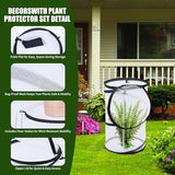4Pack Pop Up Insect Barrier Plant Cover Net, 19.6