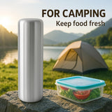 1Pack Ice Packs for Lunch Boxes Ice Pack for Cooler Reusable Stainless Steel Ice Packs for Coolers, Camping, Picnic Baskets Metal Bento Box Keep Food Drinks Fresh Cool - Silver - Size 1Pack