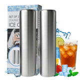 2Pack Ice Packs for Lunch Boxes Ice Pack for Cooler Reusable Stainless Steel Ice Packs for Coolers, Camping, Picnic Baskets Metal Bento Box Keep Food Drinks Fresh Cool - Silver - Size 2Pack