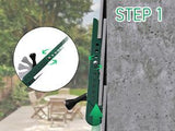 Siding Installation Tools, Siding Mounting Kit for Use with 5/16-Inch Fiber Cement Sidings, Lap Tools Gauge with Adjustable Reveals, Polycarbonate Body, 2 Pack - Close-Up Angle