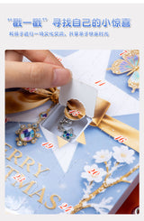 24-Day Christmas Advent Calendar DIY Bracelet Set, Festive Charm & Bead Kit for Aussie Xmas Gifting & Crafting - Front View