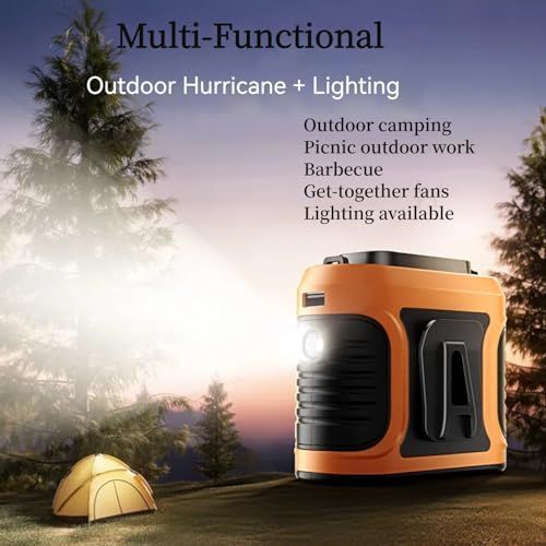 Clip Fan Portable Waist Clip Fan & Neck Fan, Dual Air Vents Strong Airflow Intelligent Digital Display Rechargeable, Wearable Cooling Fan for Outdoor Sports, Travel, Office, and Home Use - Green - Size 10.7*9.5cm