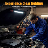 3000LM Rechargeable Magnetic Work Light, 2026 New LED Work Light Bar, Portable Under Hood Works Lights for Automotive Repair, Adjustable Magnetic LED Bar for Mechanics - Green - Extra Image