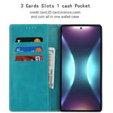 Fit for Samsung Galaxy Wallet Case with Card Holder for Women Men| Premium PU Leather, Flip Folio Purse Case, with Card Slot, Stand Holder,Magnetic Closure, TPU Shockproof Protective Case - Blue - Size Samsung A08 4G - Front View