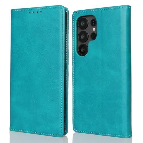 Fit for Samsung Galaxy Wallet Case with Card Holder for Women Men| Premium PU Leather, Flip Folio Purse Case, with Card Slot, Stand Holder,Magnetic Closure, TPU Shockproof Protective Case - Blue - Size Samsung A08 4G