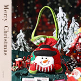Christmas gift Festive Aussie Christmas Gift Bags: Cute Reindeer, Santa & Snowman Pouches for Xmas Treats & Gifting（Snowman） 