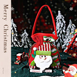 Christmas gift Festive Aussie Christmas Gift Bags: Cute Reindeer, Santa & Snowman Pouches for Xmas Treats & Gifting（Snowman） 