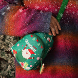 Christmas gifts Aussie Christmas Sling Bag -Santa-Themed, Adjustable & Compact for Festive Gifting & Styling(green)
