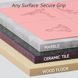 Portable Foldable Yoga Mat – Dual-Sided Non-Slip TPE Exercise Mat for Yoga, Pilates, Kids Nap & Travel (Green) | Other Colors Available in Store - 45-Degree Angle