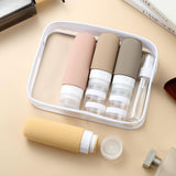 16-Piece Travel Bottle Set with Leak-Proof Silicone Squeeze Bottles – Reusable Toiletry Containers for Shampoo, Lotion, Makeup Remover (Apricot)  | Other Colors Available in Store