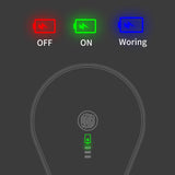 Automatic Sensor Foam Soap Dispenser – 350mL Rechargeable Touchless Hand Soap Pump with 3 Adjustable Levels & Type-C Charging (White) - Close-Up Angle