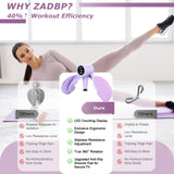 Smart Thigh Trainer with LED Display – 12-80lb Adjustable Resistance, 360° Rotation Kegel Exercise Equipment for Women (Purple) | Other Colors Available in Store