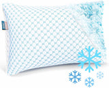 King Size Cooling Pillow with Shredded Memory Foam & Gel Infusion – Adjustable Loft, Breathable Dual-Sided Cover, 20