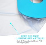 Foot Waterproof Shower Sleeve for Adults – Reusable Cast Protector for Ankle, Foot & Toe During Bathing or Water Activities (Blue) - 45-Degree Angle