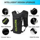 Ultra-Light Hydration Running Vest Backpack – 1.5L Water Capacity, Breathable Mesh Design for Cycling, Hiking & Marathon (Black) | Other Colors Available in Store - Front View