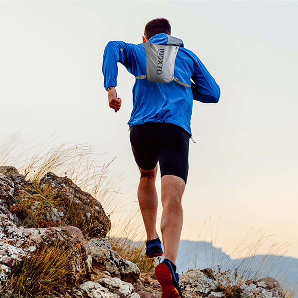 Ultra-Light Hydration Running Vest Backpack – 1.5L Water Capacity, Breathable Mesh Design for Cycling, Hiking & Marathon (Grey) | Other Colors Available in Store