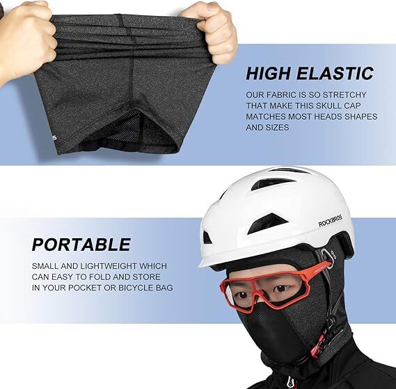 Christmas gift -Premium Cycling UV Protection Head Cover - Full-Face Shield for Sun Safety（grey）