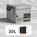 Foldable Car Trunk Organiser, 30L/60L Large Capacity Storage Box for Auto Boot, Multi-functional Cargo Container(30L,grey)