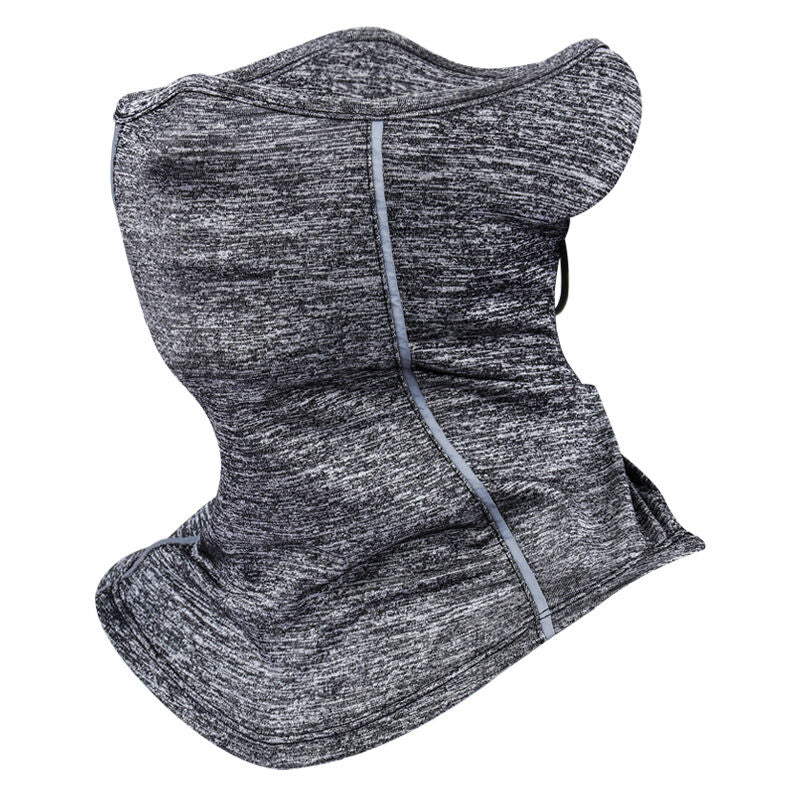 Christmas gift-Premium Ice Silk Neck Scarf Mask - Summer Cooling Essential - Breathable UV Protection - Reflective Design - Beat the Heat Comfortably（black）