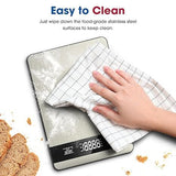 10kg/1g Precision Kitchen Scale: Ultra-Thin, Multi-Unit, Stainless Steel for Aussie Home Cooks - 45-Degree Angle