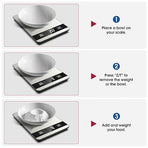 10kg/1g Precision Kitchen Scale: Ultra-Thin, Multi-Unit, Stainless Steel for Aussie Home Cooks