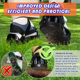 Lawn Aerator Shoes with Spring Base & Spikes: Adjustable Strap, Double-Layer Design for Healthy Lawns in Australian Gardens - 45-Degree Angle