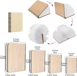 Christmas giftsRechargeable LED Book Night Light: Creative Folding Wooden Lamp with Magnetic Design for Bedrooms & Gifting(Maple Leaf White,S)