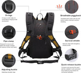 Small Hiking Backpack Lightweight Waterproof Daypack for Camping Cycling Fitness Outdoor Sports - Women Men Teens - Top-Down View