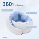 Travel Pillows for Airplanes,Memory Foam Neck Pillow for Traveling,Smooth & Cooling Fabric Plane Pillow for Long Flight,Ideal for Travels,Airplanes,Offices,Cars (Gray, Standard-Broad Fit) - 45-Degree Angle