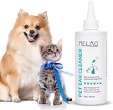 pet products Pet products Ear Cleanser for Dogs and Cats – Gentle Daily Ear Wash – Long Nozzle for Deep Ear Cleaning – Removes Wax, Odor & Moisture - Close-Up Angle