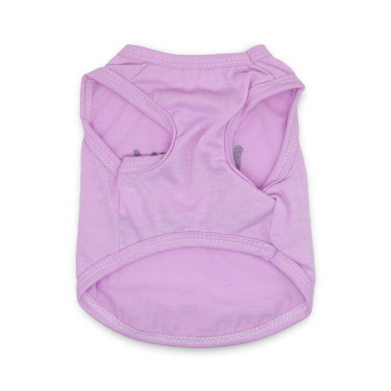 Pet products 4-Piece Pet Vest Set for Summer - Includes 4 Versatile Vests with I ❤️ my Mommy Message, Lightweight Breathable Fabric Perfect for Dogs and Cats in Warm Weather（M）