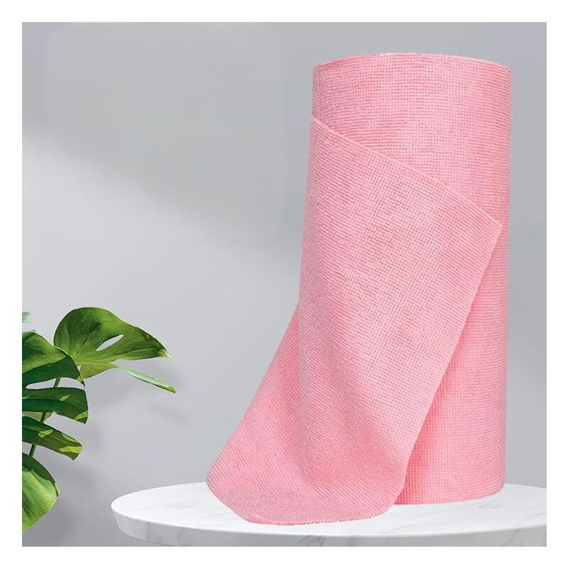 Christmas gift 50-Piece 25x25cm Polycotton Cleaning Cloth Roll, Reusable Dual-Use Dish & Surface Wipes for Home & Kitchen（blue）