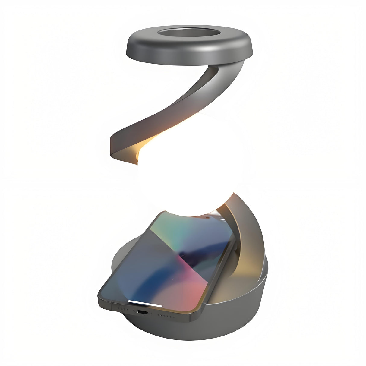 Rotating Levitating Night Light with RGB Colors & Wireless Charging: 1-Second Palm-Activated Spin, Motion-Sensing – Futuristic Lighting for Australian Bedrooms & Offices