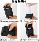 2-Pack Solar Garden Stake Light with Floral Pattern: 12 LED Outdoor Decorative Light with Multiple Mounting Options - Close-Up Angle