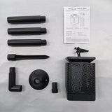 4-Pack Solar Garden Stake Light with Floral Pattern: 12 LED Outdoor Decorative Light with Multiple Mounting Options - Extra Image