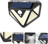 2-Pack Solar LED Motion Sensor Wall Light: Dusk-to-Dawn Outdoor Lighting for Aussie Gardens, Fences & Patios - Front View