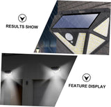 2-Pack Solar LED Motion Sensor Wall Light: Dusk-to-Dawn Outdoor Lighting for Aussie Gardens, Fences & Patios - 45-Degree Angle