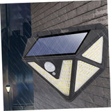2-Pack Solar LED Motion Sensor Wall Light: Dusk-to-Dawn Outdoor Lighting for Aussie Gardens, Fences & Patios - Low Angle