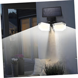 4-Pack Solar Motion Sensor Wall Lights: Double-Head Adjustable Cob LED Outdoor Lights for Garden, Patio & Pathway